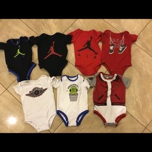 Baby Air Jordan One-Piece Body Suits